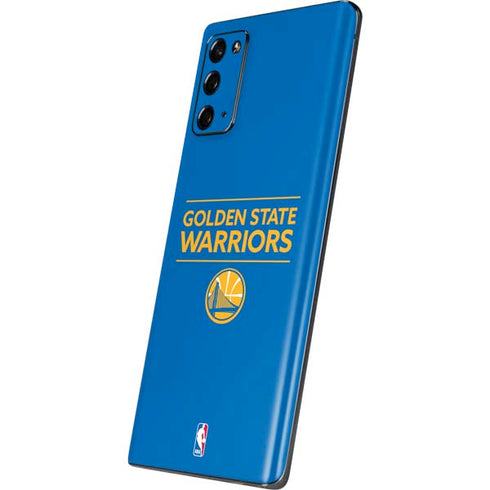 NBA Golden State Warriors Standard - Blue Galaxy Note20 5G Skin